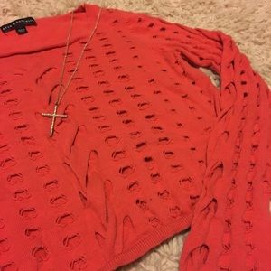 Rock & Republic Long Sleeve Crop Top